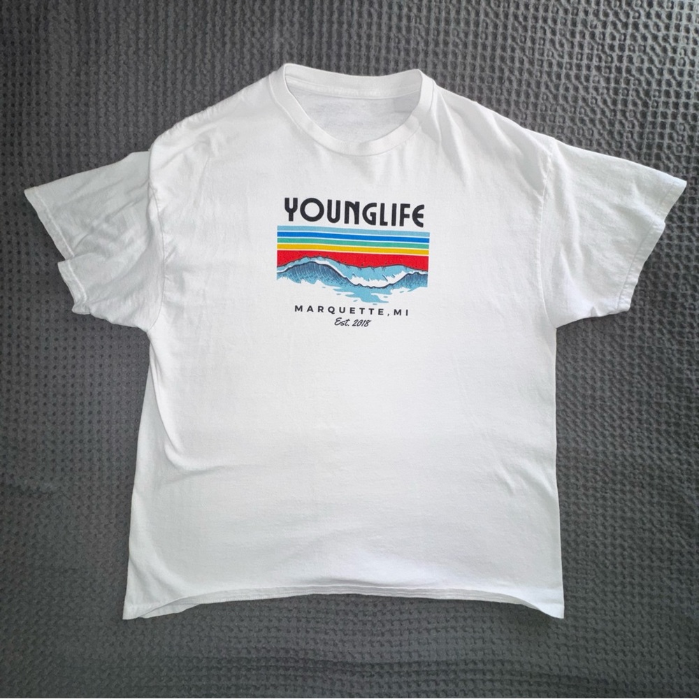 White Younglife Graphic T-Shirt